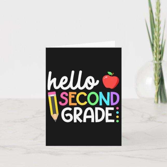 Hej andra Klass-teamet andra Klass Byck till skola Kort (Framsida)
