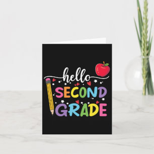 Hej andra Klass-teamet andra Klass Byck till skola Kort