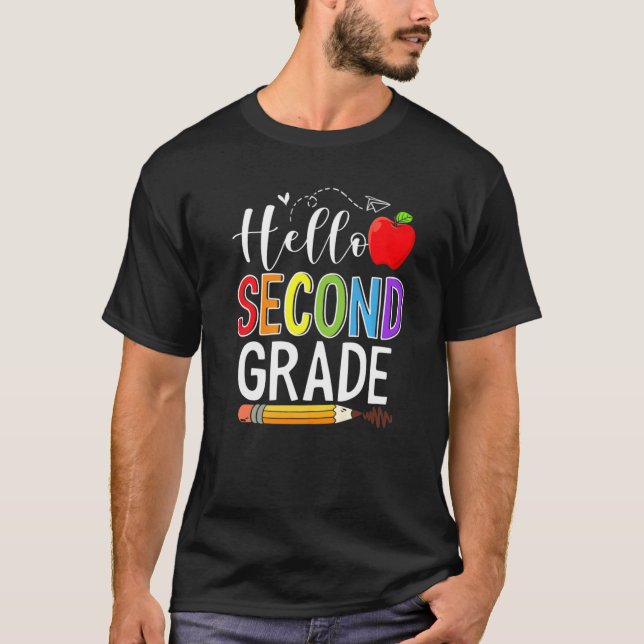 Hej andra Klass-teamet, andra Klass-läraren tillba T Shirt (Framsida)
