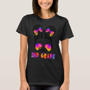 Hej andra klass Tofflor Tjejer 2:a klass tillbaka T Shirt