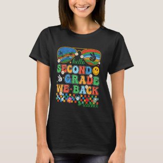Hej andra Klass, vi backar från universitetslärare T Shirt