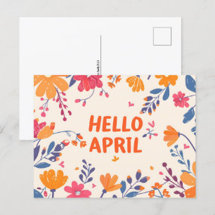 Hej April, Postcross Vykort