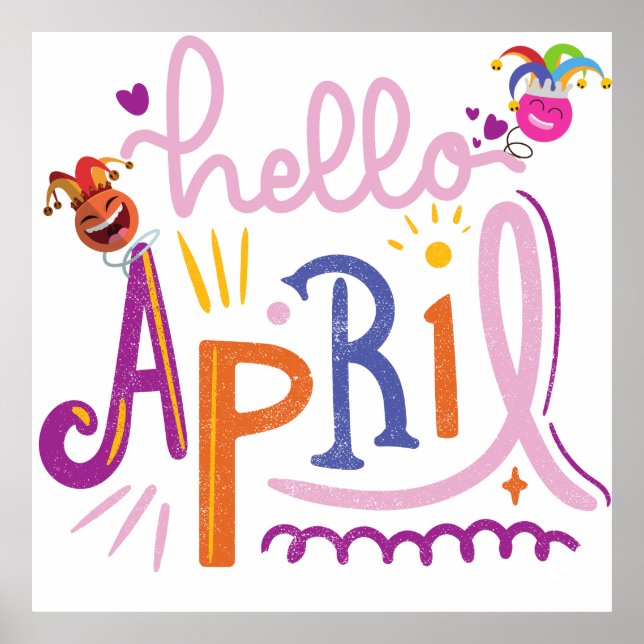 Hej April Poster (Framsidan)