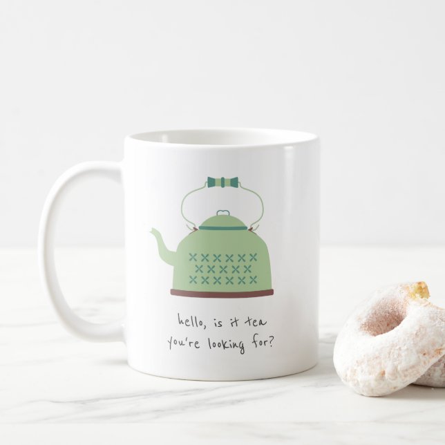 Hej, är det du är Tittar för? Kaffemugg (Med munk)