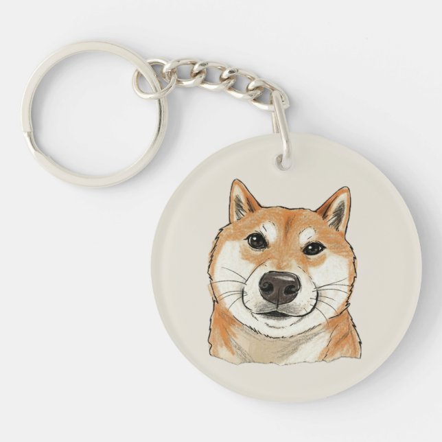 Hej. Är det mig du letar efter? - Rolig Shiba (Framsidan)