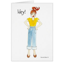 Hej, är du fortfarande Mad Greeting Card Hälsningskort
