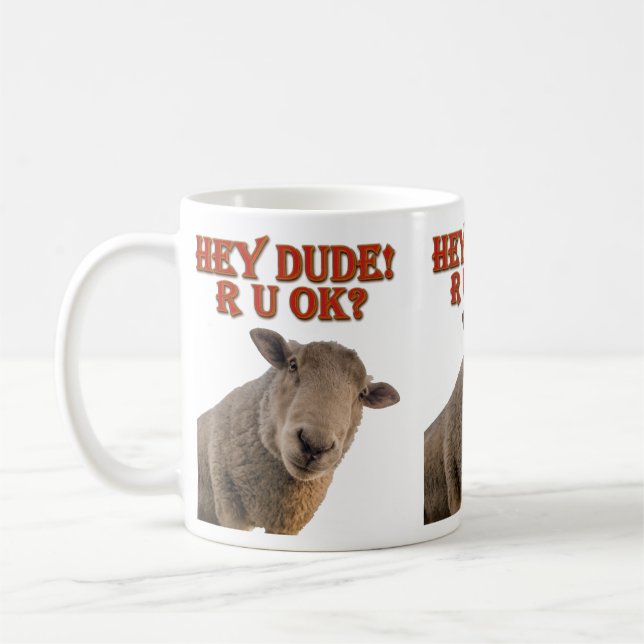 Hej, är du okej, håll ut mannen Bridegroom Kaffemugg (Vänster)
