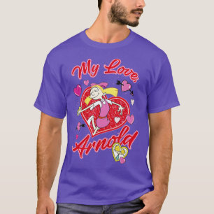 Hej Arnold! Alla hjärtans dag Helga My Kärlek, Arn T Shirt