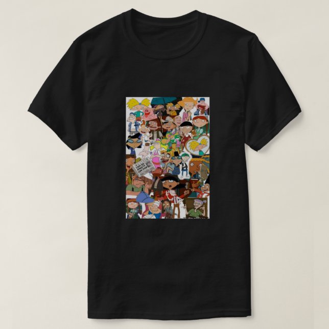 Hej Arnold's All Character Classic T Shirt (Design framsida)