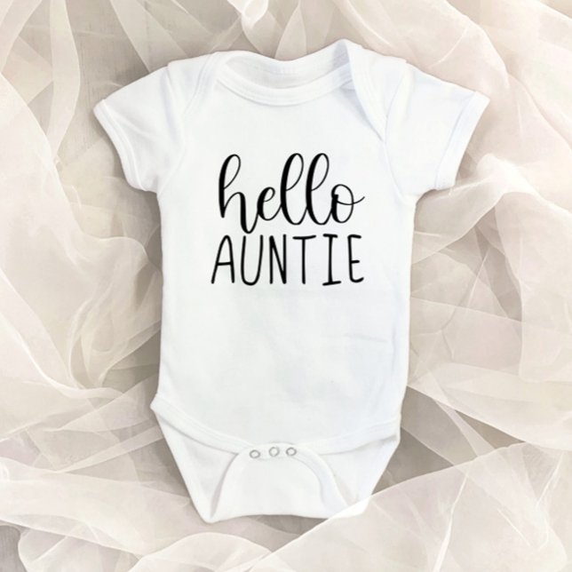Hej Auntie Gravid Announcement Moster T Shirt (Skapare uppladdad)
