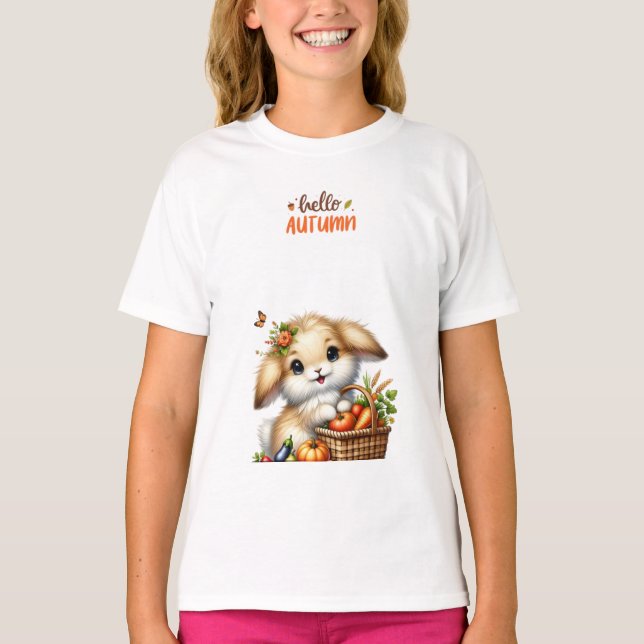 Hej Autumn Falls Animal T-Shirt (Framsida)