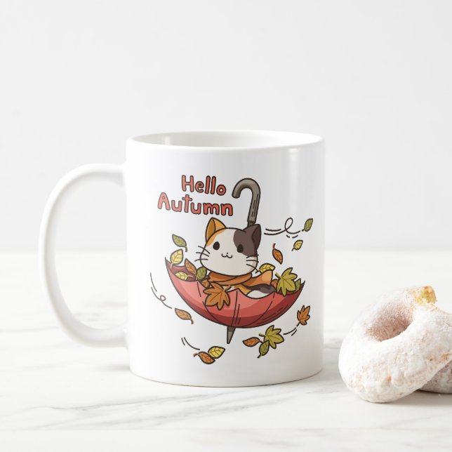 Hej Autumn Hej Fall Kaffemugg (Med munk)