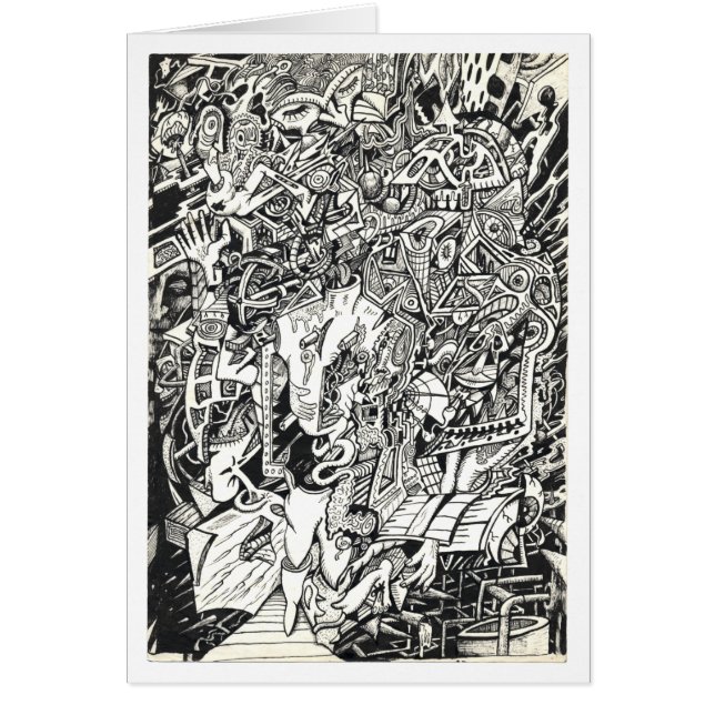 "Hej!", av Brian Benson Hälsningskort (Framsidan)