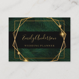 hej av tropisk Elegant guld och svart Visitkort