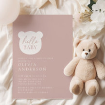 Hej Baby Bear Baby Shower