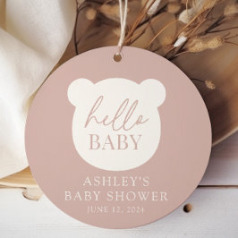 Hej Baby Bear Det är en pojke Gåvor Etiketter