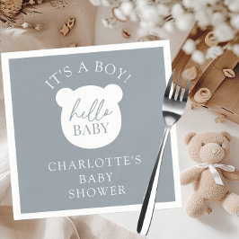 Hej Baby Bear Det är en pojke Pappersservett