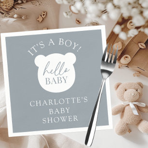 Hej Baby Bear Det är en pojke Pappersservett