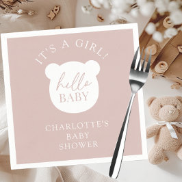 Hej Baby Bear Det är en pojke Pappersservett