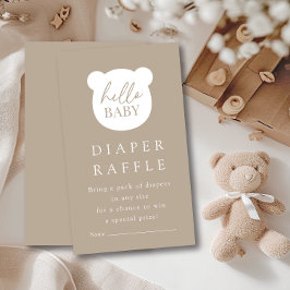 Hej Baby Bear Diaper Raffle Tilläggskort