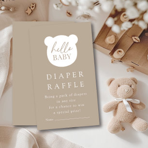 Hej Baby Bear Diaper Raffle Tilläggskort