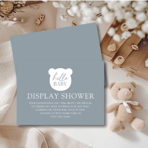 Hej Baby Bear Visning Shower Tilläggskort