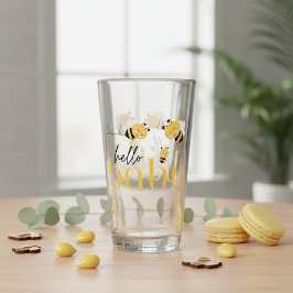 Hej Baby Bee Shower Drinking Glaskopp