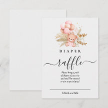 Hej Baby Boho Bear Doppvask Blöja Lotteri
