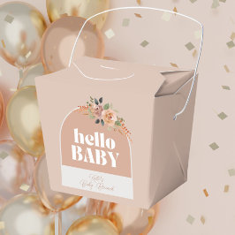 Hej Baby, Boho Modern Baby Shower Presentaskar