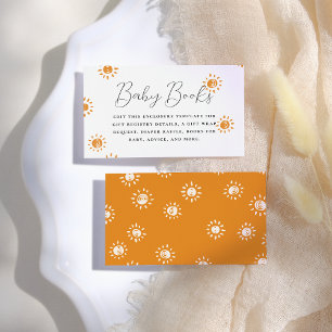 Hej Baby Boho Sunshine Baby Shower Tilläggskort