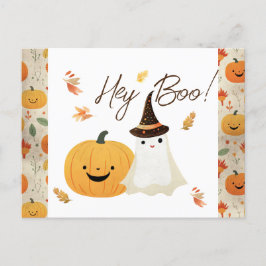 Hej Baby Boo Fall Baby Shower Vykort