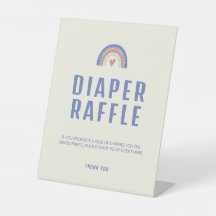 Hej Baby Cute Boho Diaper Raffle Baby Shower