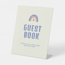 Hej Baby Cute Boho Guest Bok Baby Shower