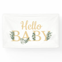 Hej Baby Eucalyptus Banner
