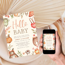 Hej Baby Fall Boho Clothes Baby Shower