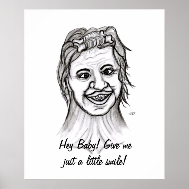 Hej Baby! Ge ett leende. Poster (Framsidan)