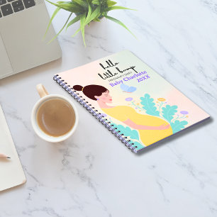 Hej Baby Gravid Bump Dialog Anteckningsbok