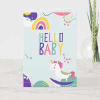 Hej Baby hälsningskort