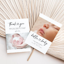 Hej Baby Heart-skriptkort för platt varning