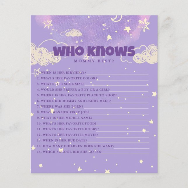 Hej Baby Lila Dream Vem känner Mamma Baby (Framsida)