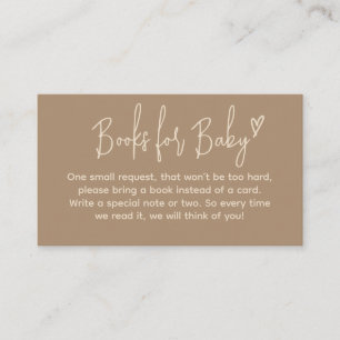 Hej Baby: Minimalistisk begäran om neutralt Bok Tilläggskort