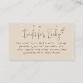 Hej Baby: Minimalistisk begäran om neutralt Bok Tilläggskort