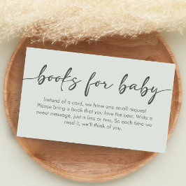 Hej Baby Minimalistiska babyshowbok för bebis Tilläggskort
