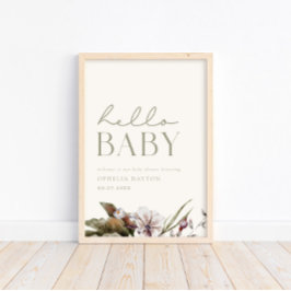 HEJ BABY | Minimalistiskt byte och välkomstplats i Poster