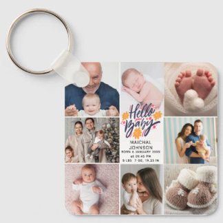 Hej Baby | Nyfödd Statistik 8 Bilder Nyckelring