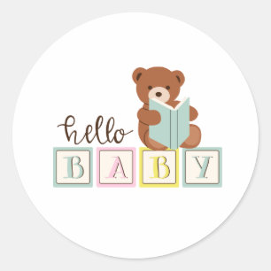 Hej Baby Runt Klistermärke
