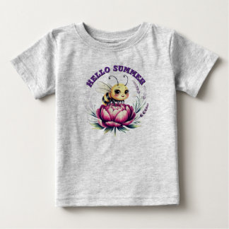 Hej baby sommardräkt t shirt