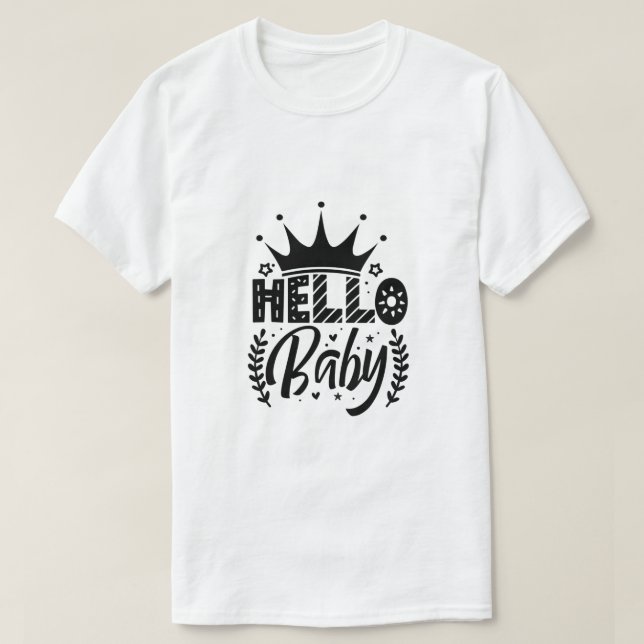 Hej Baby T-Shirt (Design framsida)