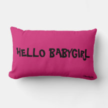 HEJ BABYGIRL PILLOW