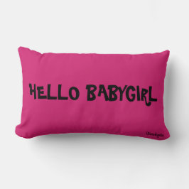HEJ BABYGIRL PILLOW LUMBARKUDDE